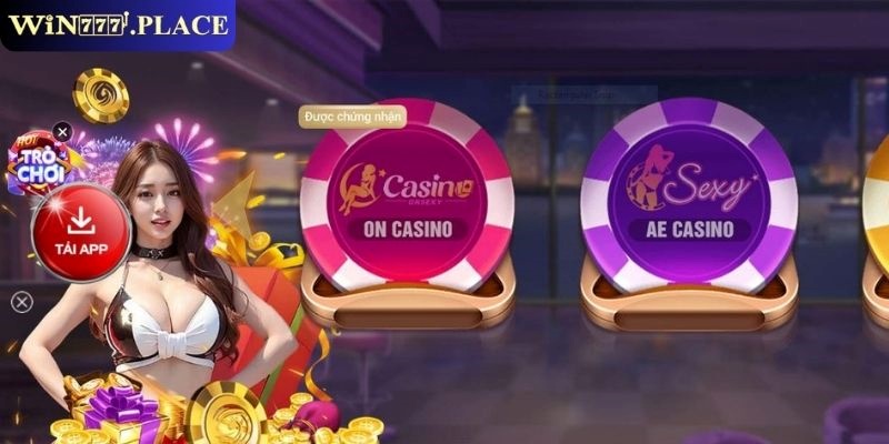 Live casino win777 với các tựa game hấp dẫn