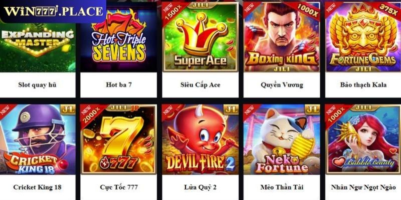 Sảnh game nổ hũ dễ chơi dễ thắng của Win777